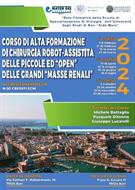 CORSO DI ALTA FORMAZIONE DI CHIRURGIA ROBOT-ASSISTITA DELLE PICCOLE ED "OPEN" DELLE GRANDI "MASSE RENALI"